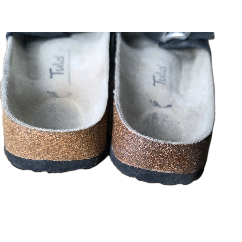 Birkenstocks Tula Black Strap Womens 7.5 38.5 - Picture 3 of 7